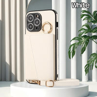 Cross-body Lanyard Card Phone Case