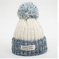 Ladies Woolen Pleated Winter Knitted Hat