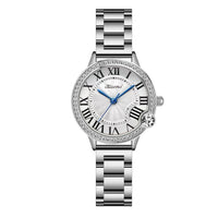 Stylish Quartz Full-Diamond Stainless Steel Waterproof Womens Watch