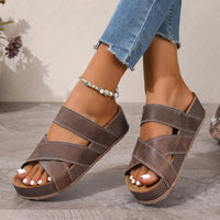 Retro Casual Flat-heeled Beach Slippers