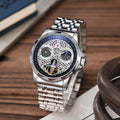 Waterproof Luminous Light Luxury Trend Automatic Leather Steel Watch