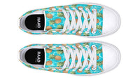 Fashion Printed Couple High Top Canvas Shoes