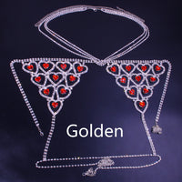 Shiny Party Nightclub Rhinestone Body Chain