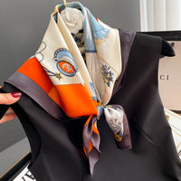 Square Scarf Women's Spring Mulberry Silk Scarf Scarf Scarf