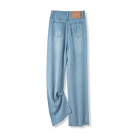 Ultra-thin Series Tencel Lyocell Wide-leg Jeans