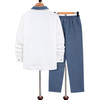 Creative Men's Casual Suit Coat Set