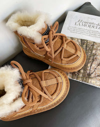 Fleece-lined Warm Boys Toddler Shoes