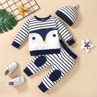 Long-sleeved Hooded Sweatshirt Her Lip Color Patch Embroidered Trousers Suit