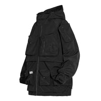 Hooded Work Clothes Three-dimensional Multi-pocket Jacket