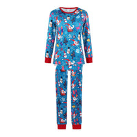 Parent-Child Christmas Pajamas Home Wear Suit Printing
