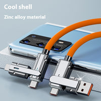 Mech Four-in-one Fast Charge Data Cable
