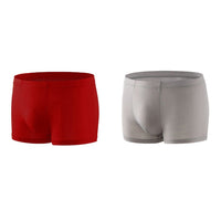 Men's Fashion Simple Solid Color Boxer Briefs