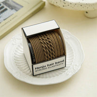 Summer Highly Elastic Rubber Band Women's Hair Rope Headdress Simple Woven Headband Durable