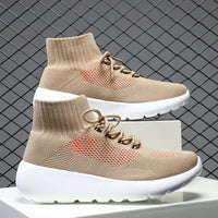 Flyknit Men's Shoes Lightweight Breathable Mesh Casual Sneaker