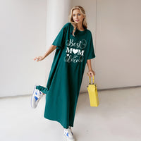 Fashionable Plus-Size Loose-Fit Womens Dress