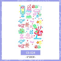 Waterproof And Durable Colorized Butterfly Tattoo Sticker