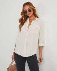 European And American Leisure Lapel Single Breasted Women's Long Sleeve Denim Shirt