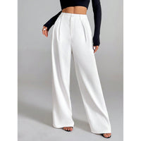 Women's Fashion High-Waist Slimming Casual Wide-Leg Pants