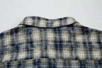 Fashion Personality Punk Plaid Loose Shirt Men