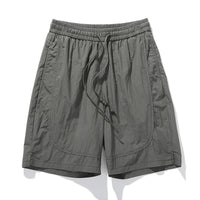Summer Casual Five Points Youth Popularity Men's Loose Quick-drying Ice Silk Shorts