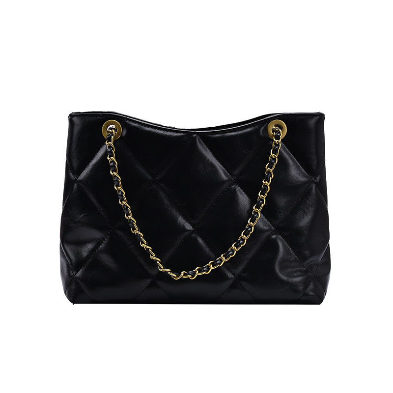 Single Shoulder Ins Simple Casual Handbag