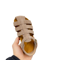 Children's Fashion Hollowed-out Suede Sandals