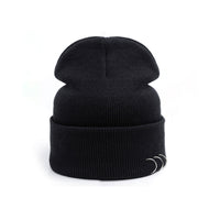 Iron Hoop Knitted Hat Metal Hat Fashion