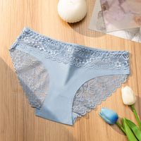 Fashionable Ice Silk Comfort Breathable Women's Briefs