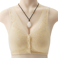 Fashion New Lace Front Buckle Women's Bra