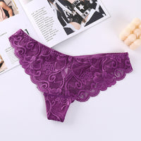 Women's Lace See-through Mesh Jacquard Underwear