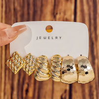 Fashionable Tassel Simple Creative And Personalized C-Shaped Waterdrop Stud Earrings