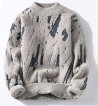 Winter Fleece-lined Thickened Men's Bottoming Sweater Fall And Winter Inner