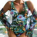 Women's Floral Tight Swimsuit