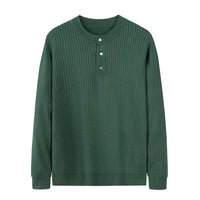 Sleek Preppy Business Mens Long Sleeve Sweater