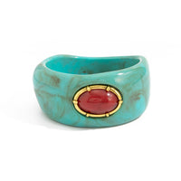 European And American Style Resin Dyed Bracelet For Women