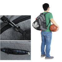 Anti-Theft USB Laptop Backpack With Shoulder Straps