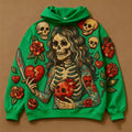 Fashion Casual Printed Polyester Sweater