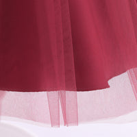 Girls' Fashion Simple Mesh Princess Dress