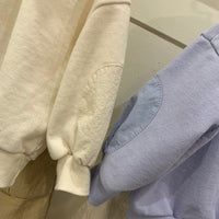 Children's New Tops Lapel Button Loose Casual Sweater