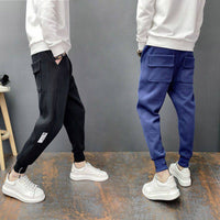 Slim-fitting Ankle-tied Casual Pants