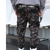 Fatty Men's Trendy Cropped Trousers Plus Size Loose Camouflage