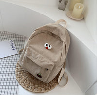 Students' Campus  High School Students' Corduroy Backpack