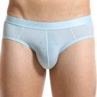 Men's Briefs Sexy Thin Nylon Jacquard Underwear Breathable