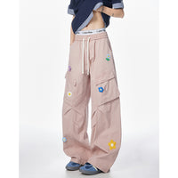 Retro Multi-pocket Straight-cut Work Pants For Men And Women