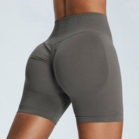 Seamless Yoga Shorts Women's Three-point High Waist