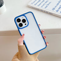 Simple Color Contrast Color Frame Mobile Phone Case
