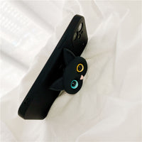 Three-dimensional Cat Bracket Cute Cartoon Couple Protective Cover