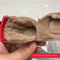 Dog Shoes For Fall And Winter Padded With Cotton And Featuring Buttons