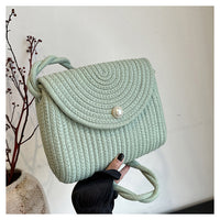 New Summer Casual Handmade Cotton Rope Woven Bag Fashion