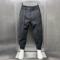 Autumn And Winter Draping Woolen Wide-leg Pants